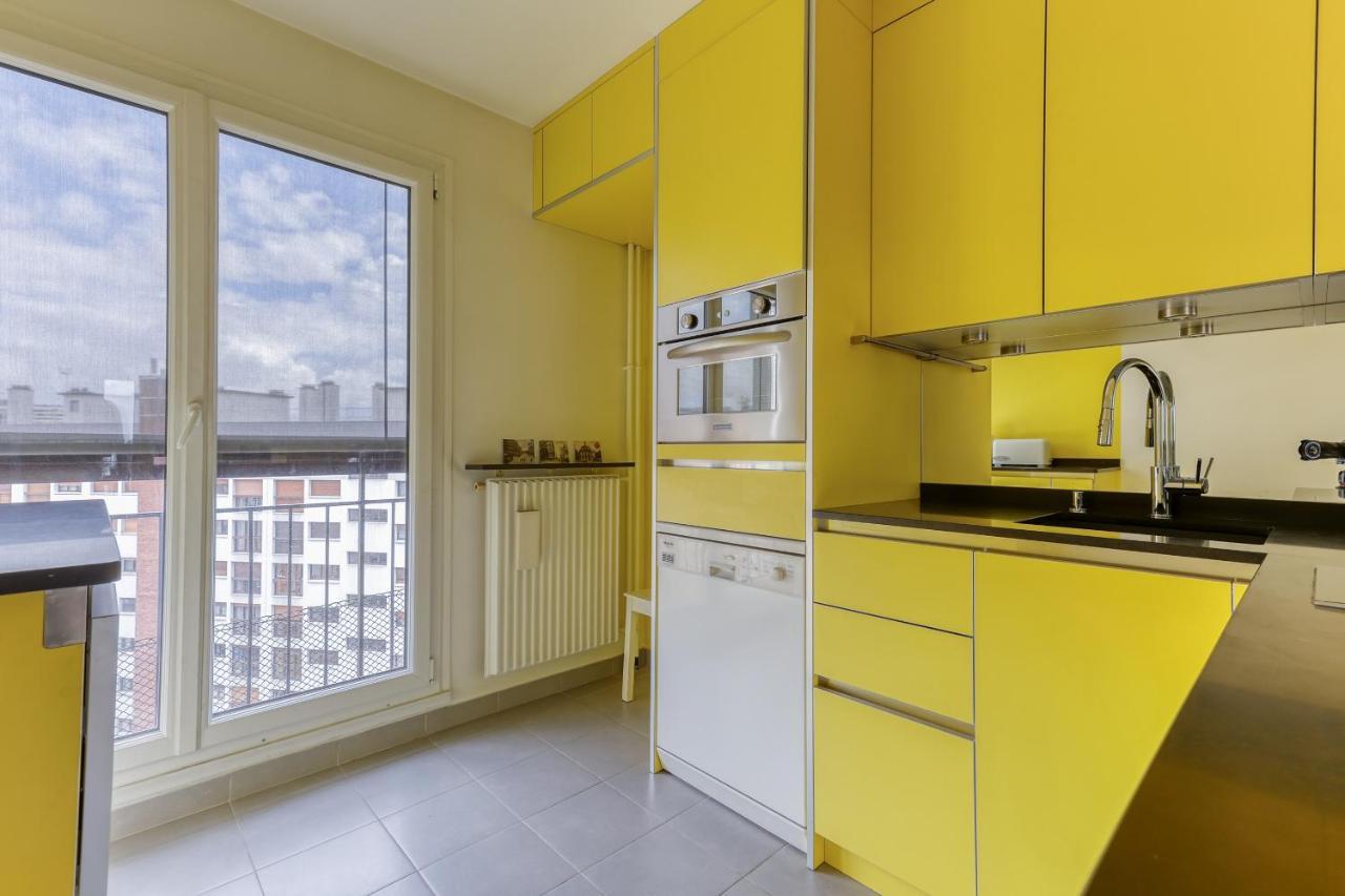 Large And Bright 2 Bdrs Flat With View - Paris 20 Apartment Luaran gambar